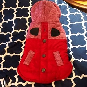 XS Red Dog Coat